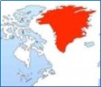 Гренландія на карті світу